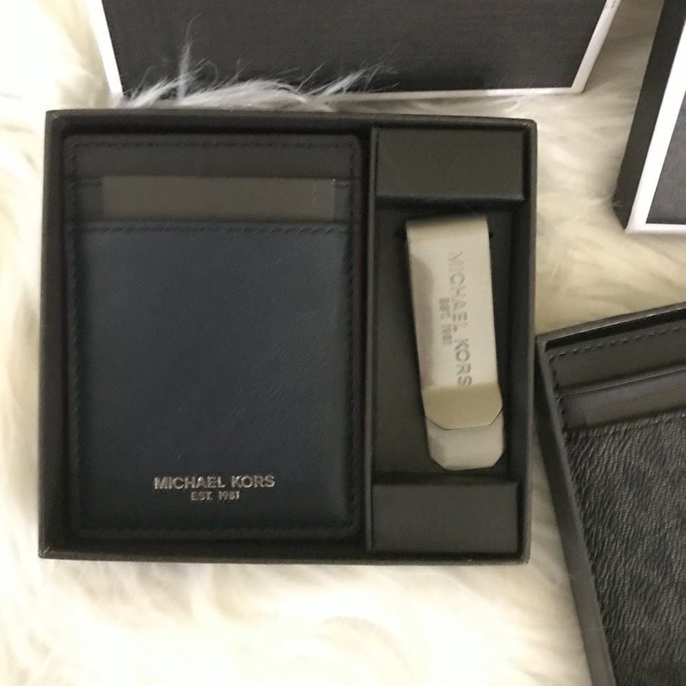 Michael Kors men Card holder with gift box - Picture 1 of 8